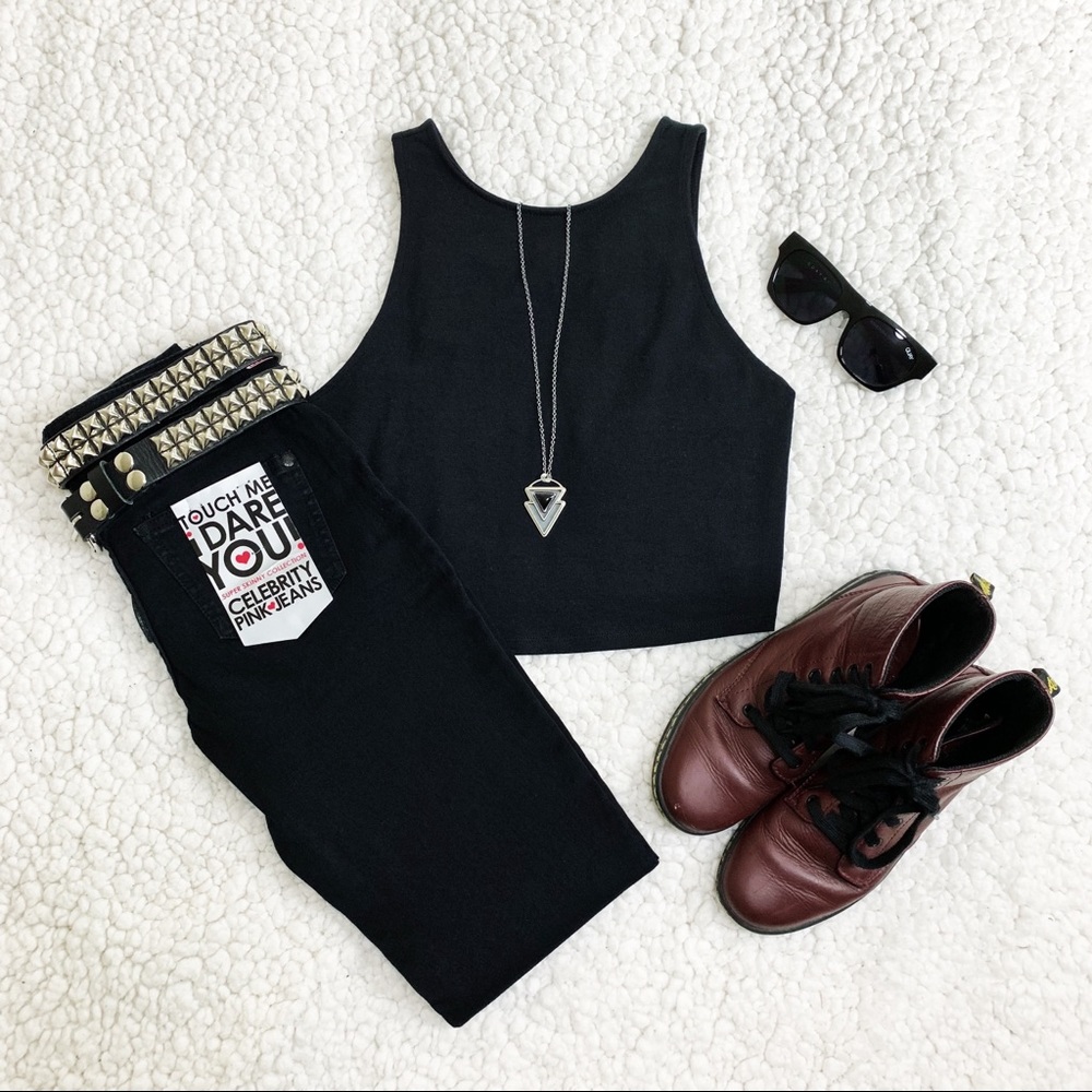 Celebrity Pink Black Pants